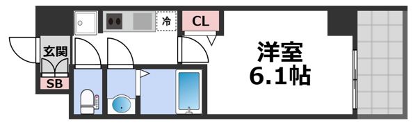 アドバンス大阪リーヴァの間取り画像