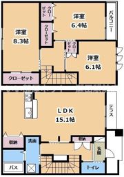 コンフィード瀬田の間取り画像
