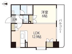 パークヒルズ天神川の間取り画像