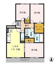 セジュール是政の間取り画像