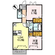 ラルーチェ A棟の間取り画像