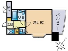 アンバサダー大濠の間取り画像