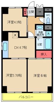 リレント上池袋PT2の間取り画像