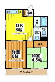 かぶら浜田山の間取り画像