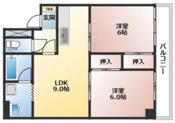 グレーシア庚午の間取り画像