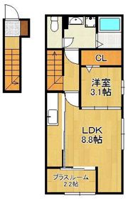 プレミール宇佐の間取り画像