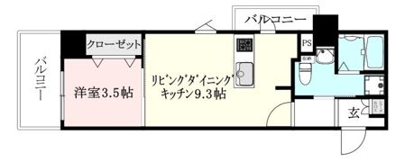 GARIREO TRENTE FORET TOWERの間取り画像