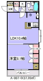 ローズマンション(A-007)の間取り画像