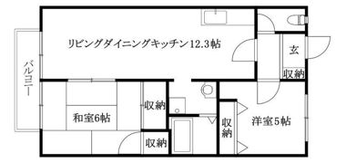 ラピスグランデの間取り画像