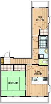 キャッスルパレス平井の間取り画像