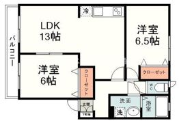 サニーベルジュIの間取り画像