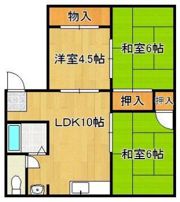 コーポマタケBの間取り画像