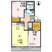 メゾン定正 Aの間取り画像