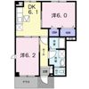 ヴィラ・ド・フルールBの間取り画像