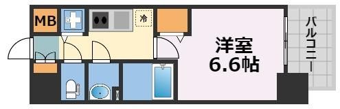 プレサンス天神橋スカイルの間取り画像