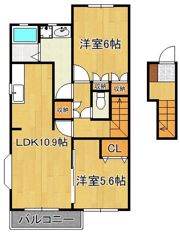 エスポワールK－Vの間取り画像