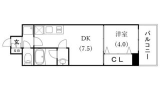 プレジオ神戸WESTの間取り画像