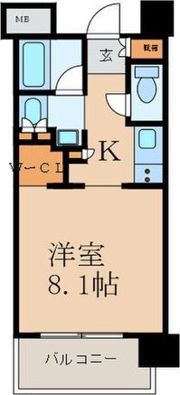 セイル江坂公園の間取り画像