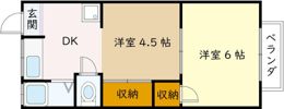 岡崎文化A棟の間取り画像