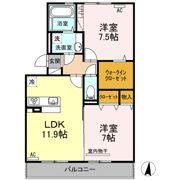 パティオ大津の間取り画像