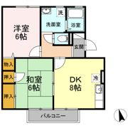 ベルジュネスJ B棟の間取り画像