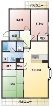 新座四季タウンFの間取り画像