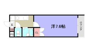 スカイハイツ中野の間取り画像