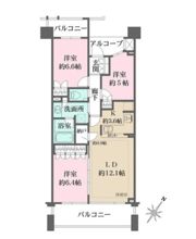 横濱紅葉坂レジデンス壱番館の間取り画像