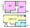 レジデンスSekiya－1の間取り画像