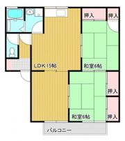 グランデージKM A棟の間取り画像