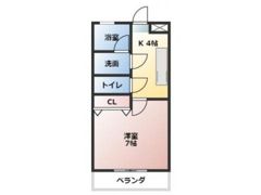 成広伊田コーポの間取り画像