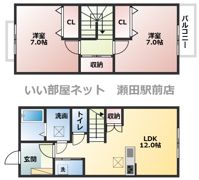 メゾネット・ゼゼの間取り画像