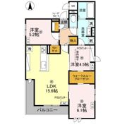 クラシスト泉町の間取り画像