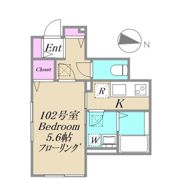 ベルリード関原の間取り画像