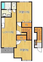 どんどんハウスIIの間取り画像