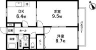 ヒラソールマルセイⅠⅡの間取り画像