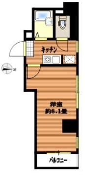 エスコート神田岩本町の間取り画像