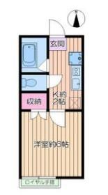 シャンブル春江Ⅴの間取り画像