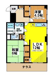 レジ東郷の間取り画像