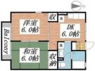 セジュール箕郷A棟の間取り画像