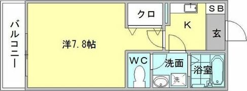 クレフラスト野並B棟の間取り画像