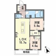 La Maison Calmeの間取り画像