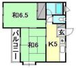 石手ハイツ幸の間取り画像