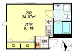 ONENESS新井の間取り画像