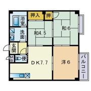 シャンポール原田Ⅰの間取り画像