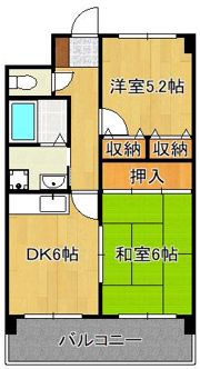 ブウル・ヴァール足原の間取り画像