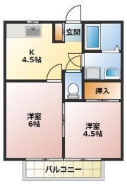 アンジェの間取り画像