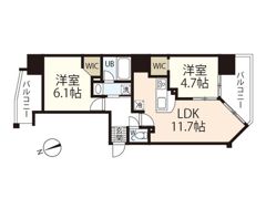 リノリノアパートメント土橋の間取り画像