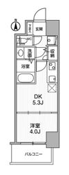 クレストコート江坂垂水町の間取り画像