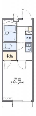 レオパレステラスつばさの間取り画像